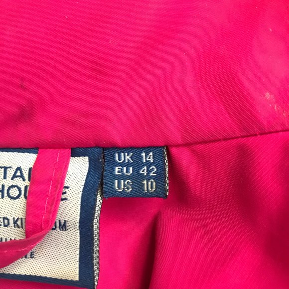 Mountain Warehouse Cambridge Waterproof Jacket Pink Size 14 Rain Coat Anorak - Picture 9 of 11